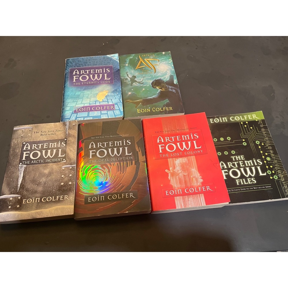 Artemis Fowl Eoin Colfer 6‎ Book Lot Paperback